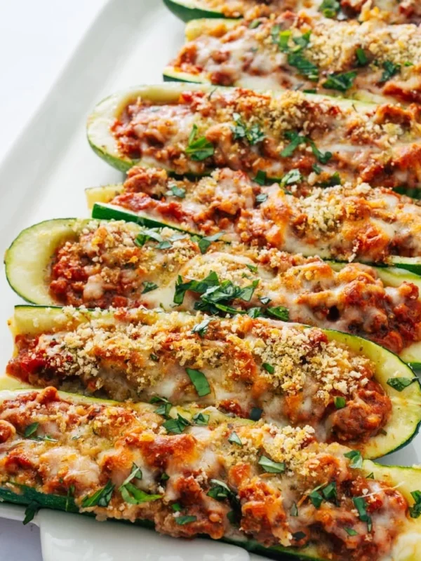 Stuffed Zucchini Boats: Golden, Tender, Never Soggy