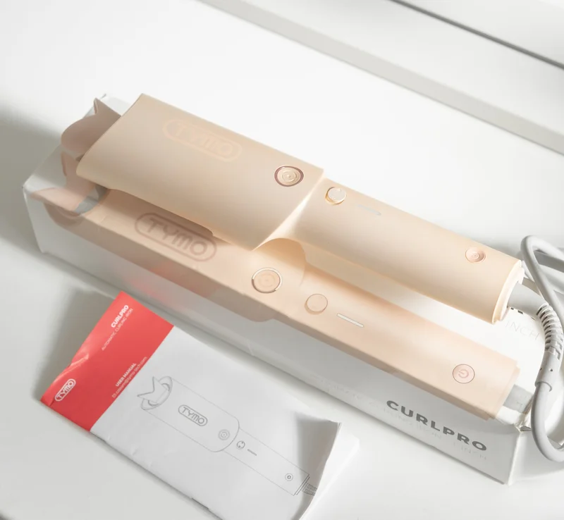 TYMO CurlPro device and unboxing contents