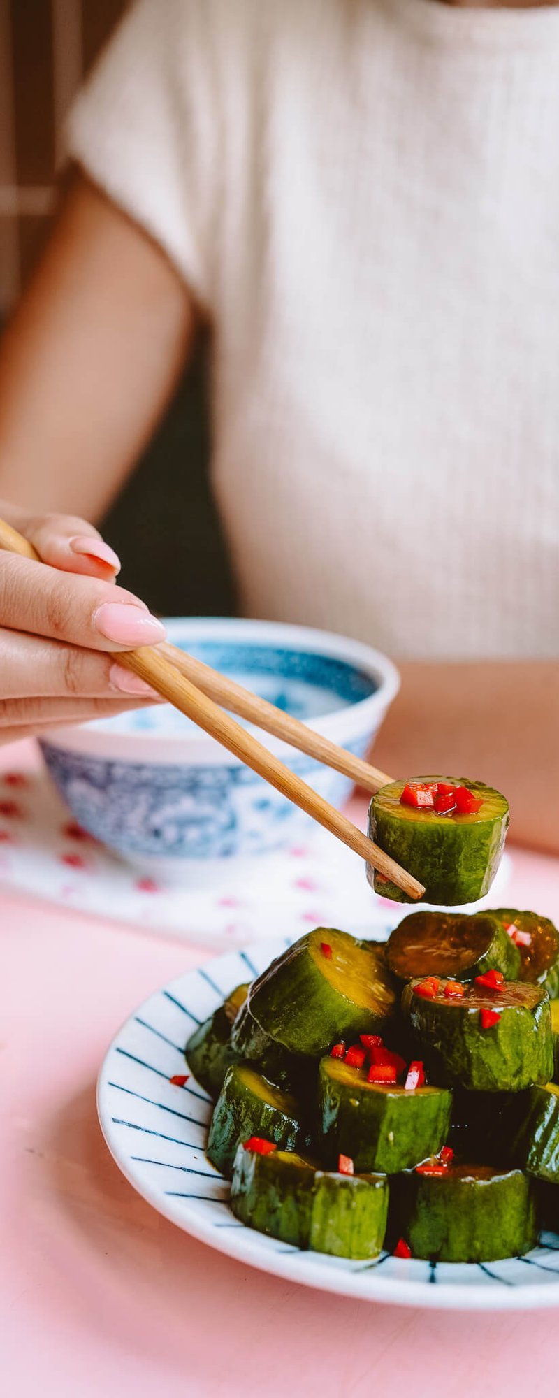 Miso ramen bowl with vegan toppings close-up