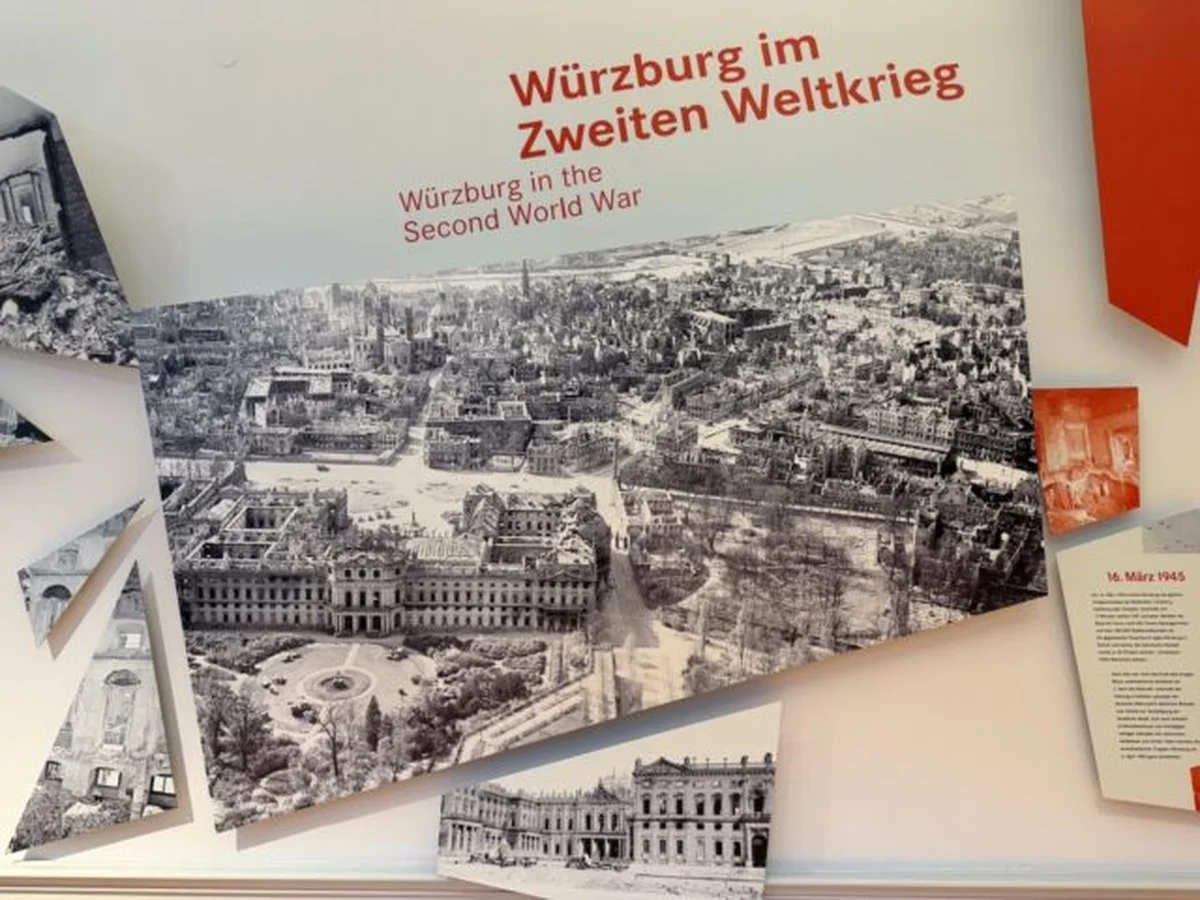 Würzburg Residence facade with Baroque architecture
